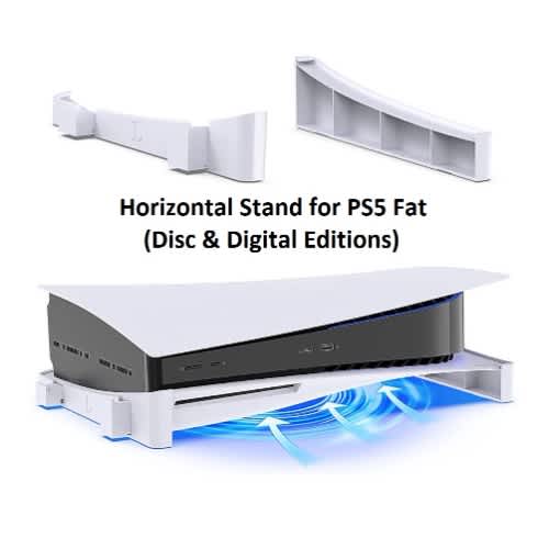 Horizontal Stand For Ps5 Fat - Disc & Digital Editions - View 1
