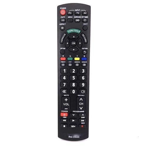 Replacement Remote Control For Panasonic 3d Tv Rm-d920
