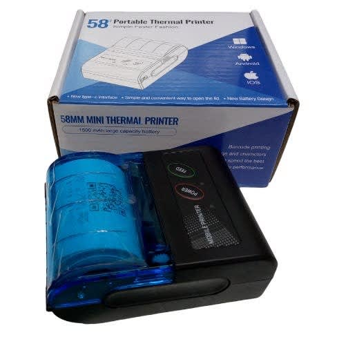 Mini Thermal Printer Wireless Bluetooth Printer 58mm Paper - View 3