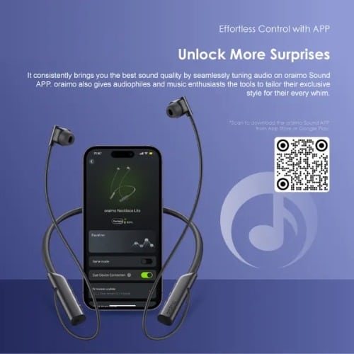 Necklace Lite Call Vibration Wireless Headphones - View 5