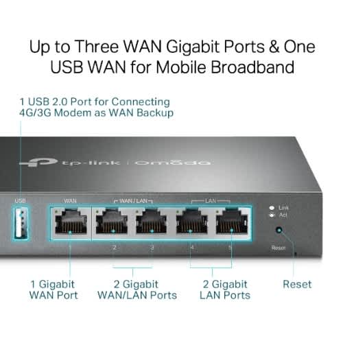 Wired Gigabit Vpn Router - Er605 V2 - View 4