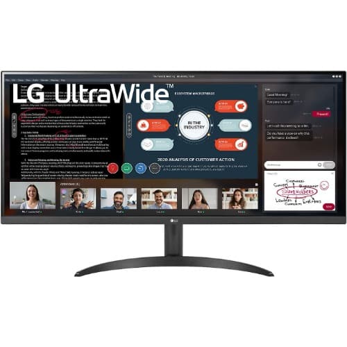 34wp500-b 34 Inch Full Hd 5ms 75hz Ips Ultrawide Monitor, Amd Freesync - View 2