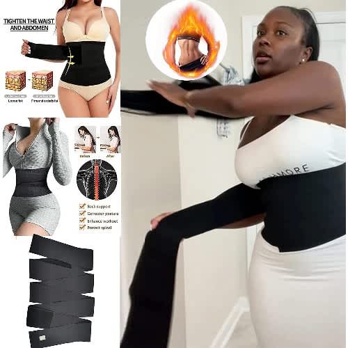Unisex Waist Trainer/ Tummy Wrap - 5m - View 2