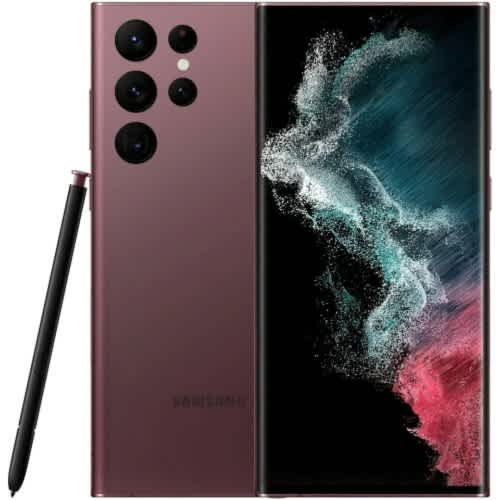 Galaxy S22 Ultra 5g - 6.8" - 128GB ROM - 8GB RAM - Single Sim - 5000mah - Burgundy