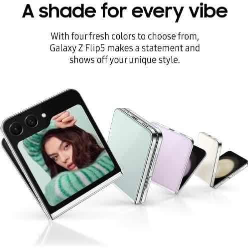 Galaxy Z Flip 5 - 6.7'' - 256GB ROM - 8GB RAM - 5g Cell Phone - 3300mAh - View 2