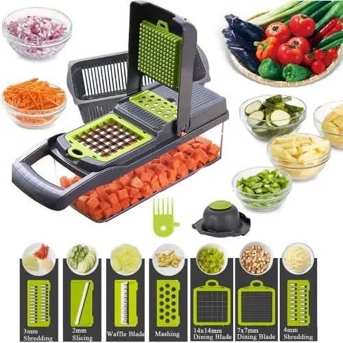 Multifunctional Vegetable Chopper Slicer And Grater With Handle - View 1