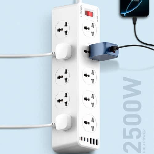 Power Socket Extension Universal Power Strip With 10 Outlets - 2m - Sc10610c - View 4