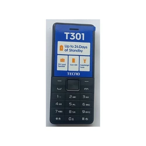 T301 - Dual Sim -1150mah - Black - View 2