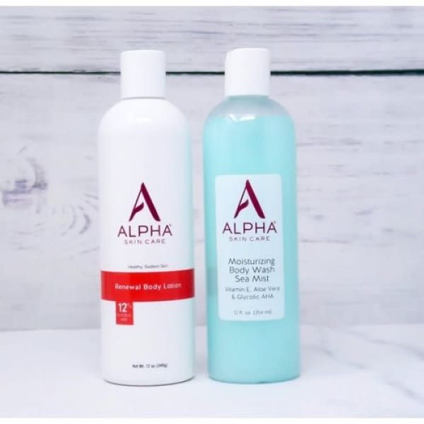 Alpha Skin Care Renewal Body Lotion 340g & Moisturizing Body Wash Sea Mist - 354ml - View 3