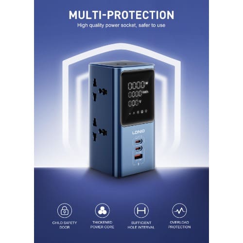 45w Universal Power Strip Desktop Led Power Adapter Sc2 - View 1