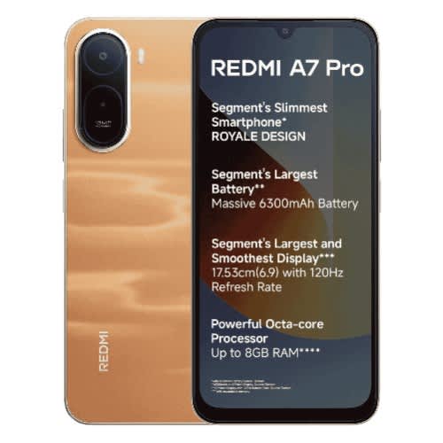 Redmi A7 Pro - 6.9" - 128gb Rom - 4gb - 4g Dual Sim - Fingerprint - 6000mah - Orange