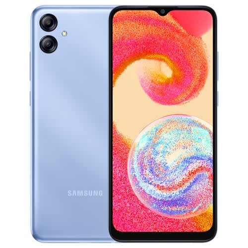 Galaxy A04e - 6.5" - 64GB ROM - 3GB RAM - Dual SIM - 4G LTE - 13MP - 5000mAh - Blue - View 1