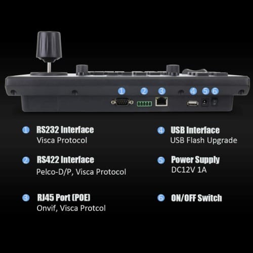 Ptz Joystick Camera Controller - View 3