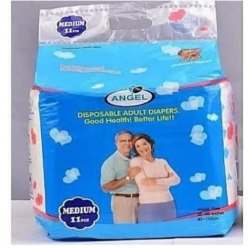 Disposable Unisex Adult Diaper - Medium -11 Pieces - View 3