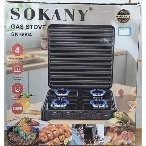 Auto-ignition Sokany Gas Stove Cooker - 4 Burners - View 2