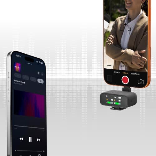 Pure Q1 Wireless Microphone For iPhone, Android & Camera Ai Noise-cancelling Mic - View 4