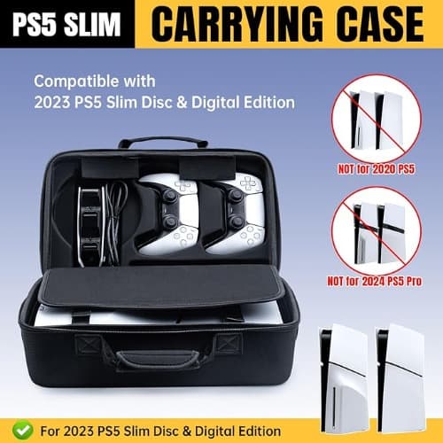 Ps5 Slim Waterproof Bag/case For Ps5 Slim - box Black - View 7