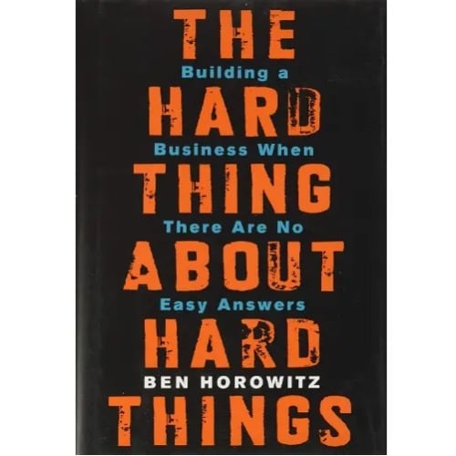 The Hard Thing About Hard Things: Building A Business When There Are No Easy Answers - View 1