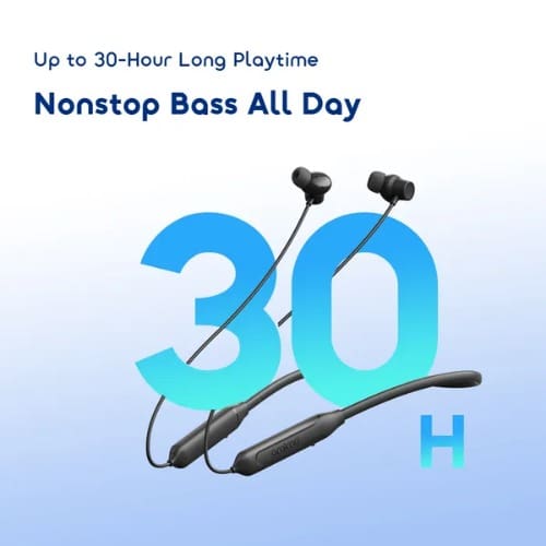 Necklace Neo Dual-device Connectivity Enc Spatial Audio Wireless Havy Bass Neckband - Black - View 4