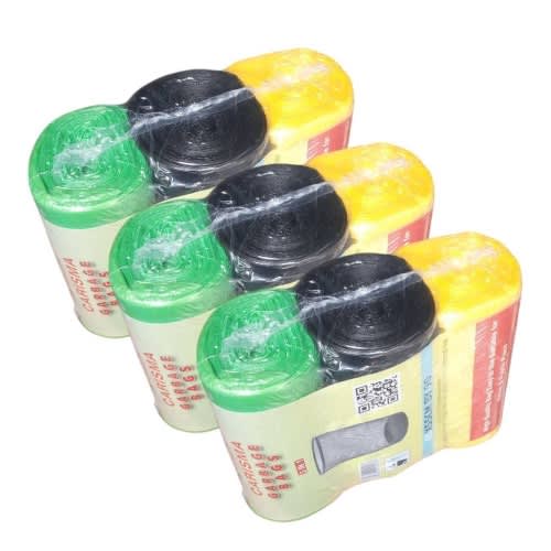 Three Packs Of 3 In 1 Waste Bin Nylon Bag
