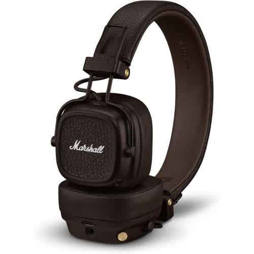 Marshall Major V On-ear Wireless Bluetooth Headphones - Brown