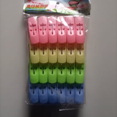 Cloth Pegs 72 Pieces - Multicolour - View 4