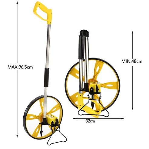 Folding Distance Measuring Wheel Surveying Counter for Surveyor with Zero Clearing Function - View 3
