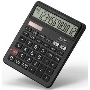 Sharp El-cc12g 12 Digits Check & Correct Calculator - View 3