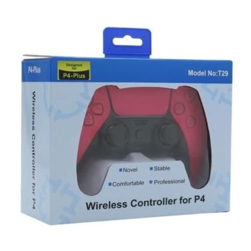 P4 Plus T29 Wireless Controller Ps4 - Red+black - View 2