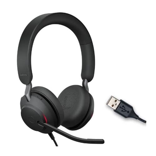 Evolve 2 65  Wireless Bluetooth Headset – Black - View 2