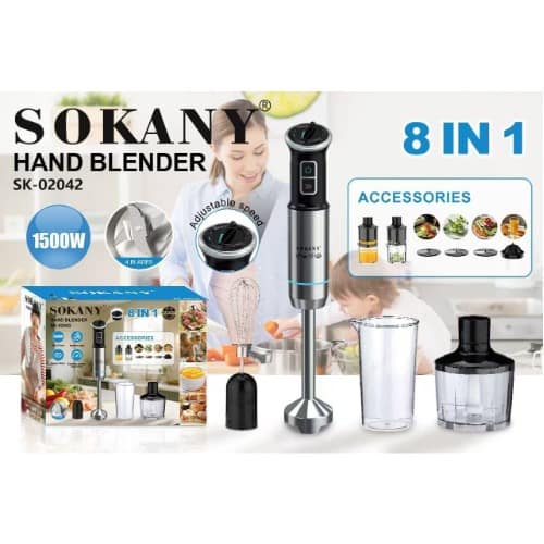 8 In 1 Hand Blender - Electric Hand Stick Blender/ Mixer/ Chopper - View 3