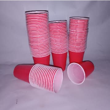 Disposable Red Cups 16oz x 50pcs - View 2