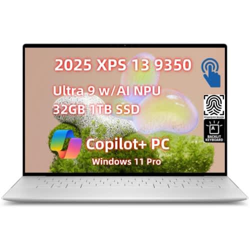 Xps 13 9350 - Ultra 9 - 1TB SSD - 32GB RAM - 13.4" - Platinum Oled Touch Backlit Keyboard Finger