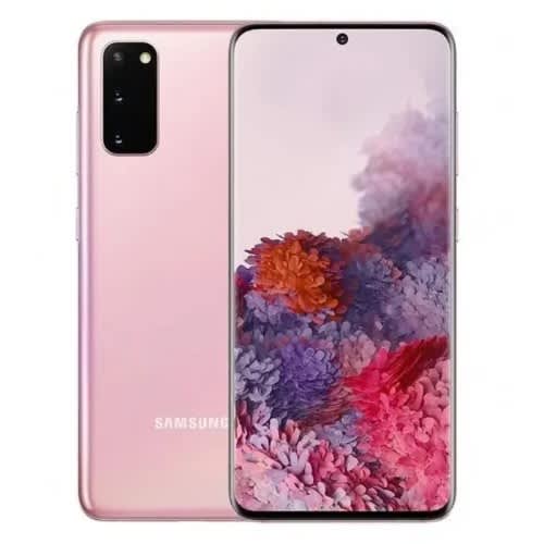 Galaxy S20 5G - 6.2" - 128GB ROM - 8GB RAM - Single Sim + Pouch & Screen Guard- 4000mAh - Pink - View 3