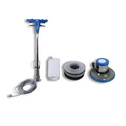 Floor Scrubber - Blue & White - View 2