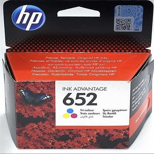 Original Hp 652 Ink Advantage Cartridge Tri-colour (f6v24ae) - View 1