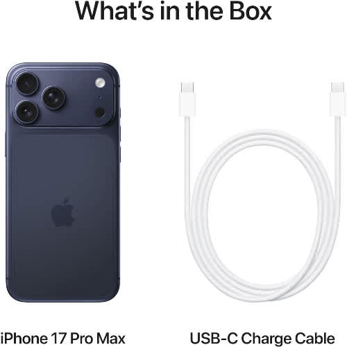 iPhone 17 Pro - 6.3" - 256GB ROM - 12GB RAM - 1 Physical Sim & eSim - 3988mAh - Deep Blue - View 3