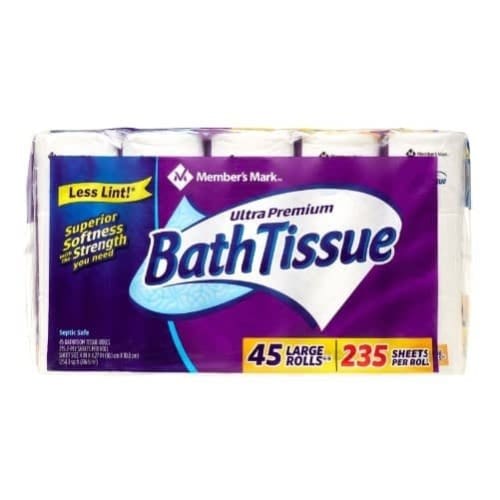 Premium Soft Bath Tissue - 235 Sheets - 45 Rolls - View 2