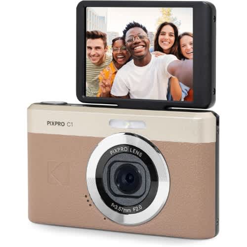 Pixpro C1 Digital Camera - 13mp Compact Point & Shoot - Brown