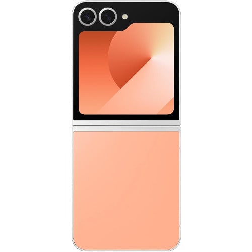 Galaxy Z Flip 6 - 6.7" - 256GB ROM - 12GB RAM - 5G - Single Nano Sim + eSim - 4000mAh - Peach - View 3