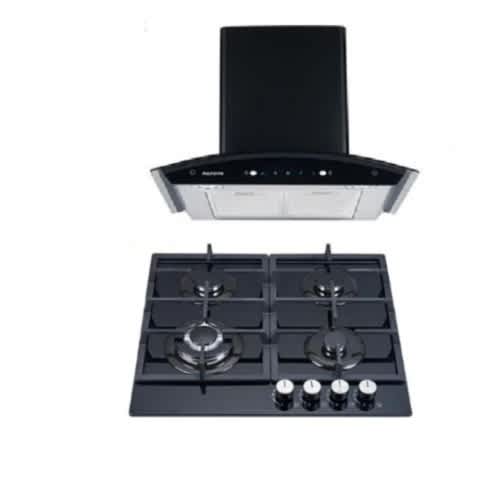 Smoke Extractor Kitchen Hood - 60cm + 4 Burner Gas Hob - View 3