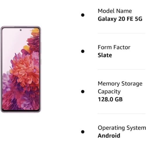Galaxy S20 5g-12GB RAM -128GB ROM Snapdragon 865 6.2" Triple Cameras Nfc Mobile Phone - 4000mAh - View 2