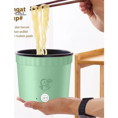 Non-stick Multifunctional Mini Electric Cooker - 1L - 450W - Green - View 2