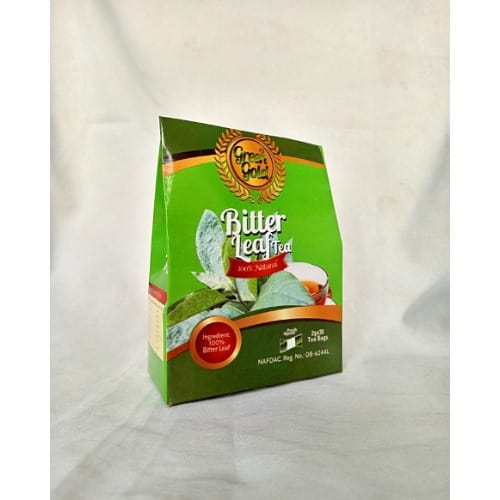 Green Gold Bitter Leaf Tea- 2g X 30 Tea Bags - View 1