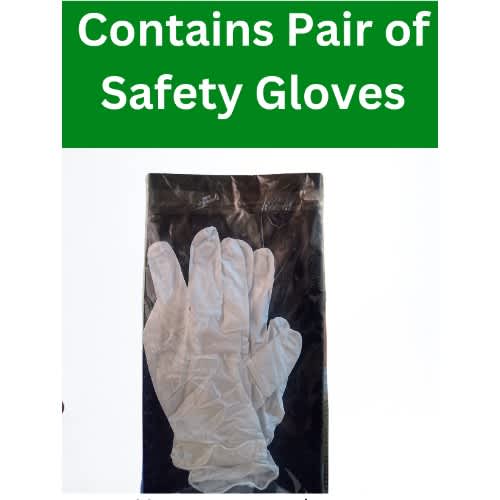 Large Sticky Mouse Trap Rat Gum Trap + Bonus Pair Of Gloves - 5 Pcs | Black - View 3