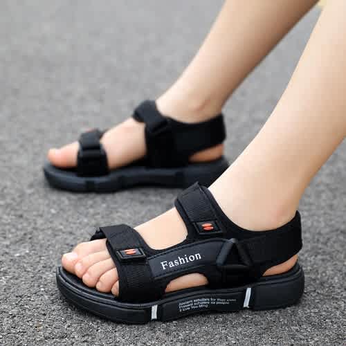 Casual Sports Unisex Sandal - Black - View 2