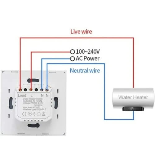 Wifi Smart Water Heater Switch - 20a - View 4