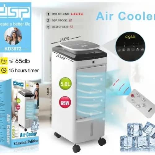 Dsp Digital Air Cooler & Humidifier With Remote Control - 65w - 5l - View 2