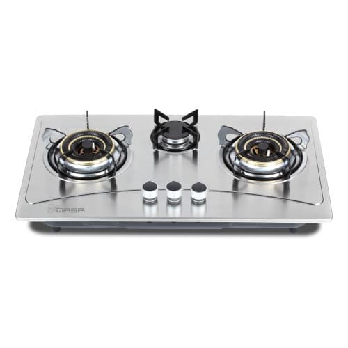 3 Burner Auto Ignition Table Gas Cooker Qgc-3b Premium - View 2