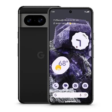 Pixel 8 5G - 6.2" - 128GB ROM - 8GB RAM - Single Nano Sim + eSim - 5G - 4575mAh - Obsidian - View 1